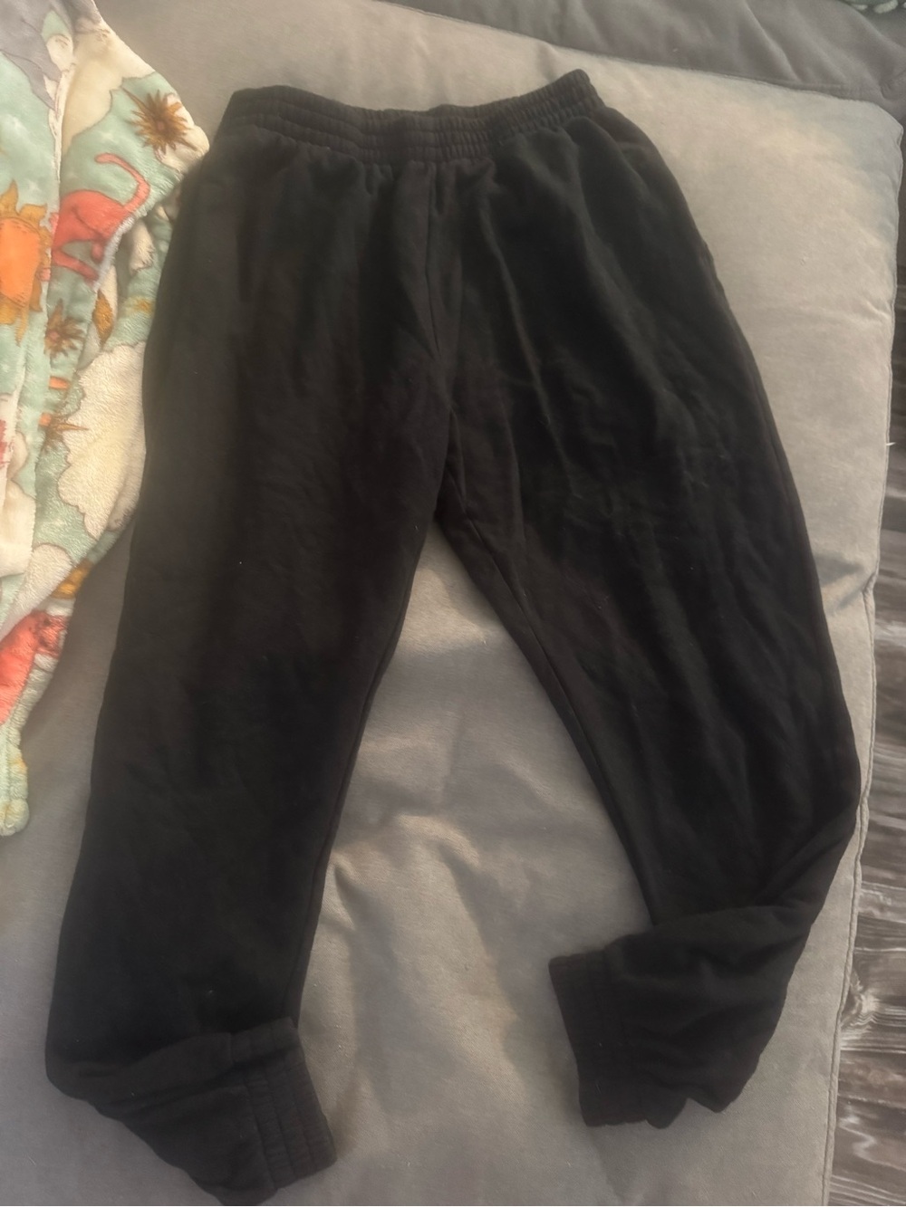 PINK Victoria's Secret Black Jogger Sweatpants